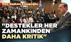 DSO Başkanı Kasapoğlu: "Destekler her zamankinden daha kritik"