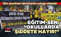 Eğitim-Sen: “Okullarda şiddete hayır!”