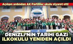Denizli’nin Tarihi Gazi İlkokulu yeniden açıldı