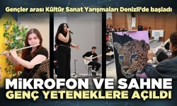 Mikrofon ve sahne genç yeteneklere açıldı