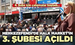 Merkezefendi’de Halk Market’in 3. Şubesi açıldı