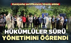 Hükümlüler sürü yönetimini öğrendi