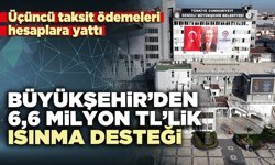 Büyükşehir’den 6,6 milyon TL’lik ısınma desteği