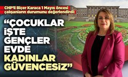 CHP’li Biçer Karaca : “Çocuklar işte, gençler evde, kadınlar güvencesiz”
