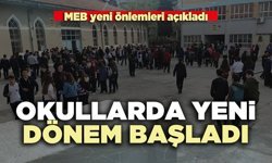 Okullarda yeni dönem