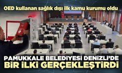 OED kullanan sağlık dışı ilk kamu kurumu oldu