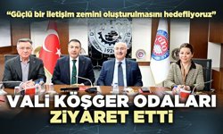 Vali Köşger odaları ziyaret etti