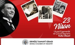Denizli Sanayi Odası 23 Nisan Çocuk Bayramı Kutlama İlanı