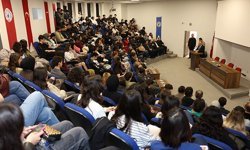 PAÜ Rektörü Güngör, Hukuk Fakültesi Kariyer Söyleşilerine katıldı