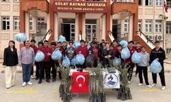 Atıklar gençlerin elinde fidana dönüştü!