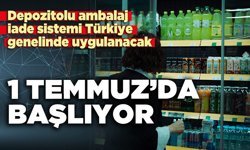 Ambalaj iade sistemi 1 Temmuz’da başlıyor