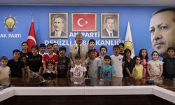 Subaşıoğlu çocuklarla bayramlaştı