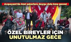 Özel bireyler için unutulmaz gece