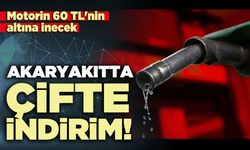 Akaryakıtta çifte indirim!