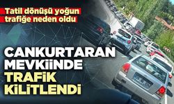 Cankurtaran mevkiinde trafik kilitlendi