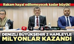 Denizli Büyükşehir 2 hamleyle milyonlar kazandı