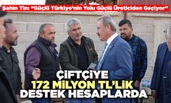 Çiftçiye 172 Milyon Tl’lik Destek Hesaplarda