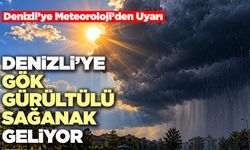 Denizli’ye Gök Gürültülü Sağanak Geliyor