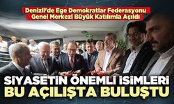 Siyasetin önemli isimleri bu açılışta buluştu