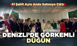 Denizli’de görkemli düğün