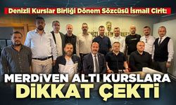 İsmail Cirit, merdiven altı kurslara dikkat çekti