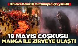 19 Mayıs coşkusu Manga ile zirveye ulaştı