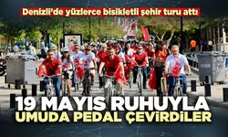 19 Mayıs ruhuyla umuda pedal çevirdiler
