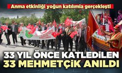 33 Yıl önce katledilen 33 Mehmetçik anıldı