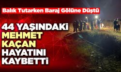 Balık Tutarken Baraj Gölüne Düştü