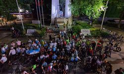 400 Bisikletli Dünya Bisiklet Günü’nde pedal çevirdi