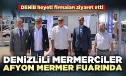 Denizlili mermerciler Afyon Mermer Fuarında