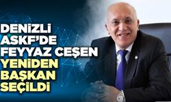 Denizli ASKF’DE Feyyaz Ceşen Yeniden Başkan Seçildi