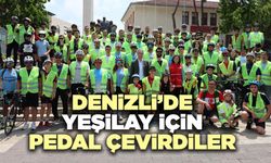 Denizli’de Yeşilay İçin Pedal Çevirdiler