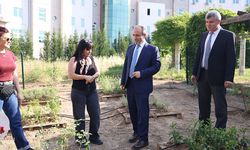 Rektör Güngör Tripolium Gastrobahçe’yi ziyaret etti