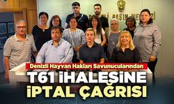 Denizli Hayvan Hakları Savunucularından T61 ihalesine iptal çağrısı