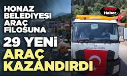 Honaz Belediyesi araç filosuna 29 yeni araç kazandırdı