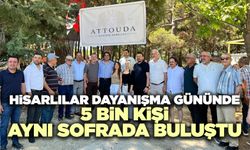 Hisarlılar Dayanışma Gününde 5 Bin Kişi Aynı Sofrada Buluştu