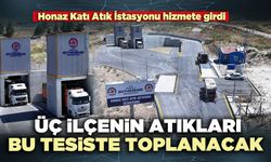 Üç ilçenin atıkları bu tesiste toplanacak