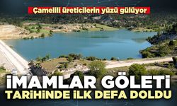 İmamlar Göleti tarihinde ilk defa doldu