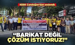 KESK Candoğan’dan seslendi: “Barikat değil, çözüm istiyoruz!”