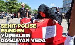Şehit Polise Eşinden Yürekleri Dağlayan Veda