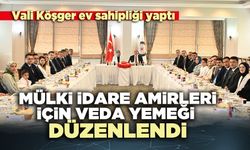 Mülki İdare Amirleri için veda yemeği düzenlendi