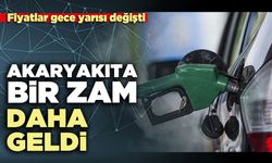 Akaryakıta bir zam daha geldi