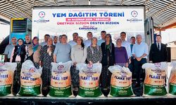 Beyağaçlı 374 üreticiye yem desteği sağlandı