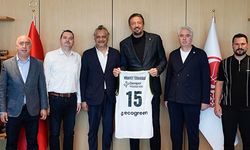 Denizli Basket’ten TBF Başkanı Türkoğlu’na ziyaret