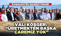 Vali Köşger: “Üretmekten başka çaremiz yok”