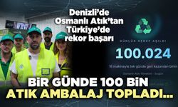 Bir günde 100 bin atık ambalaj topladı…