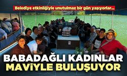 Babadağlı kadınlar maviyle buluşuyor