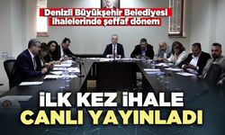 DBB ilk kez ihaleyi canlı yayınladı
