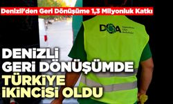 Denizli Geri Dönüşümde Türkiye İkincisi Oldu
